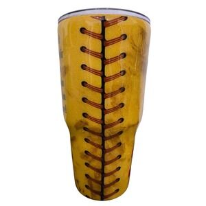TUMBLER Handmade Baseball Coach Mark Softball 40oz Gift‎ Water Drink Bottle